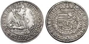 1 Thaler Habsburg Empire (1526-1804) Silver Leopold V, Archduke of Austria (1586 – 1632)