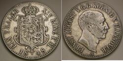 1 Thaler Hanover Silver 