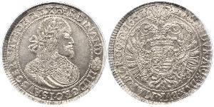 1 Thaler Holy Roman Empire (962-1806) Silver Ferdinand III, Holy Roman Emperor (1608-1657)