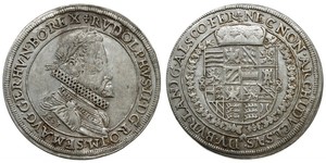 1 Thaler Holy Roman Empire (962-1806) Silver Rudolf II, Holy Roman Emperor (1552 - 1612)