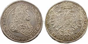 1 Thaler Hungary / Holy Roman Empire (962-1806) Silver Leopold I, Holy Roman Emperor (1640-1705)