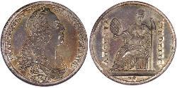 1 Thaler Imperial City of Augsburg (1276 - 1803) Silver Francis I, Holy Roman Emperor (1708-1765)