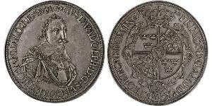 1 Thaler Imperial City of Augsburg (1276 - 1803) Silver Gustavus Adolphus of Sweden (1594 – 1632)