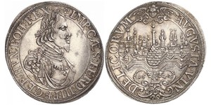 1 Thaler Imperial City of Augsburg (1276 - 1803) Silver Ferdinand III, Holy Roman Emperor (1608-1657)