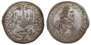 1 Thaler Imperial City of Augsburg (1276 - 1803) Silver Ferdinand III, Holy Roman Emperor (1608-1657)