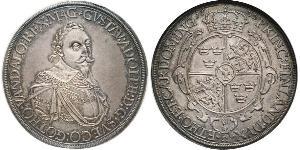 1 Thaler Imperial City of Augsburg (1276 - 1803) Silver Gustavus Adolphus of Sweden (1594 – 1632)