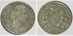 1 Thaler Kingdom of Bavaria (1806 - 1918) Silver Ludwig I of Bavaria (1786 – 1868)
