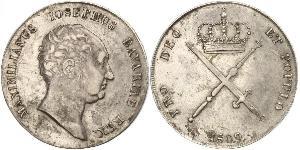 1 Thaler Kingdom of Bavaria (1806 - 1918) Silver Maximilian I Joseph of Bavaria (1756 - 1825)