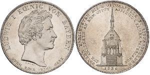 1 Thaler Kingdom of Bavaria (1806 - 1918) Silver Ludwig I of Bavaria (1786 – 1868)