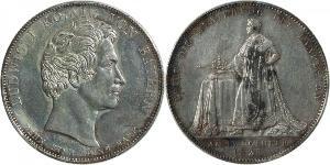 1 Thaler Kingdom of Bavaria (1806 - 1918) Silver Ludwig I of Bavaria (1786 – 1868)
