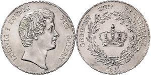 1 Thaler Kingdom of Bavaria (1806 - 1918) Silver Ludwig I of Bavaria (1786 – 1868)