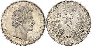 1 Thaler Kingdom of Bavaria (1806 - 1918) Silver Ludwig I of Bavaria (1786 – 1868)
