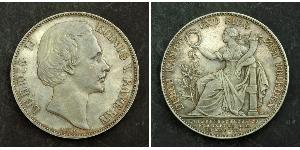 1 Thaler Kingdom of Bavaria (1806 - 1918) Silver Ludwig II of Bavaria (1845 – 1886)