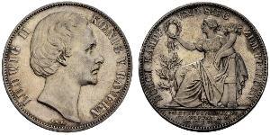 1 Thaler Kingdom of Bavaria (1806 - 1918) Silver Ludwig II of Bavaria (1845 – 1886)