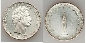 1 Thaler Kingdom of Bavaria (1806 - 1918) Silver Ludwig I of Bavaria (1786 – 1868)
