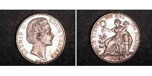 1 Thaler Kingdom of Bavaria (1806 - 1918) Silver Ludwig II of Bavaria (1845 – 1886)