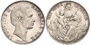 1 Thaler Kingdom of Bavaria (1806 - 1918) Silver Ludwig II of Bavaria (1845 – 1886)