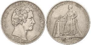 1 Thaler Kingdom of Bavaria (1806 - 1918) Silver Ludwig I of Bavaria (1786 – 1868)
