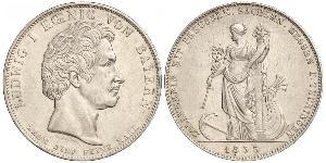 1 Thaler Kingdom of Bavaria (1806 - 1918) Silver Ludwig I of Bavaria (1786 – 1868)