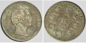 1 Thaler Kingdom of Bavaria (1806 - 1918) Silver Ludwig I of Bavaria (1786 – 1868)
