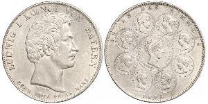1 Thaler Kingdom of Bavaria (1806 - 1918) Silver Ludwig I of Bavaria (1786 – 1868)