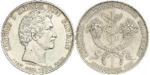 1 Thaler Kingdom of Bavaria (1806 - 1918) Silver Ludwig I of Bavaria (1786 – 1868)