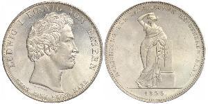 1 Thaler Kingdom of Bavaria (1806 - 1918) Silver Ludwig I of Bavaria (1786 – 1868)