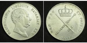 1 Thaler Kingdom of Bavaria (1806 - 1918) Silver Maximilian I Joseph of Bavaria (1756 - 1825)