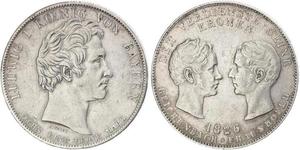 1 Thaler Kingdom of Bavaria (1806 - 1918) Silver 