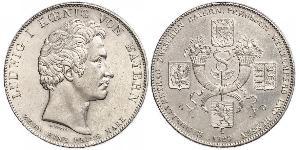 1 Thaler Kingdom of Bavaria (1806 - 1918) Silver Ludwig I of Bavaria (1786 – 1868)