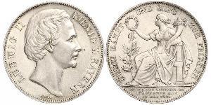 1 Thaler Kingdom of Bavaria (1806 - 1918) Silver Ludwig II of Bavaria (1845 – 1886)