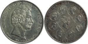 1 Thaler Kingdom of Bavaria (1806 - 1918) Silver Ludwig I of Bavaria (1786 – 1868)