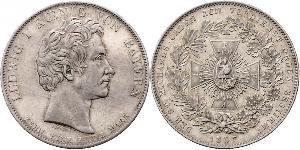1 Thaler Kingdom of Bavaria (1806 - 1918) Silver Ludwig I of Bavaria (1786 – 1868)