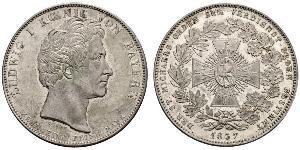 1 Thaler Kingdom of Bavaria (1806 - 1918) Silver Ludwig I of Bavaria (1786 – 1868)
