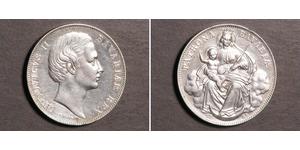 1 Thaler Kingdom of Bavaria (1806 - 1918) Silver Ludwig II of Bavaria (1845 – 1886)