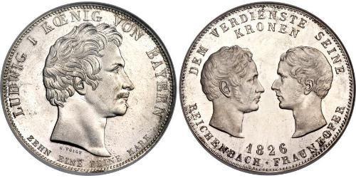 1 Thaler Kingdom of Bavaria (1806 - 1918) Silver 