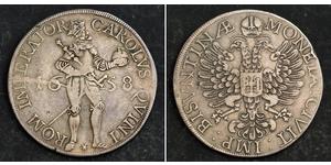 1 Thaler Kingdom of France (843-1791) Silver Charles V, Holy Roman Emperor (1500-1558)
