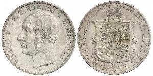 1 Thaler Kingdom of Hanover (1814 - 1866) Silver George V of Hanover (1819 - 1878)