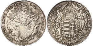 1 Thaler Kingdom of Hungary (1000-1918) Silver Joseph II, Holy Roman Emperor  (1741 - 1790)