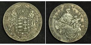 1 Thaler Kingdom of Hungary (1000-1918) Silver Joseph II, Holy Roman Emperor  (1741 - 1790)