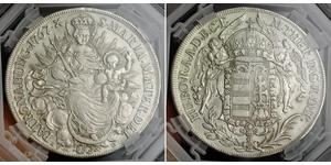 1 Thaler Kingdom of Hungary (1000-1918) Silver Maria Theresa of Austria (1717 - 1780)