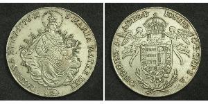 1 Thaler Kingdom of Hungary (1000-1918) Silver Joseph II, Holy Roman Emperor  (1741 - 1790)