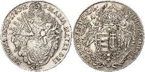 1 Thaler Kingdom of Hungary (1000-1918) Silver Joseph II, Holy Roman Emperor  (1741 - 1790)