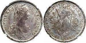 1 Thaler Kingdom of Hungary (1000-1918) Silver Maria Theresa of Austria (1717 - 1780)