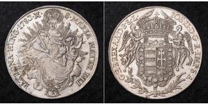 1 Thaler Kingdom of Hungary (1000-1918) Silver Joseph II, Holy Roman Emperor  (1741 - 1790)
