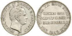 1 Thaler Kingdom of Prussia (1701-1918) Silver Frederick William IV of Prussia (1795 - 1861)