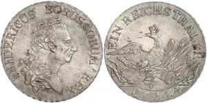 1 Thaler Kingdom of Prussia (1701-1918) Silver Frederick II of Prussia (1712 – 1786)