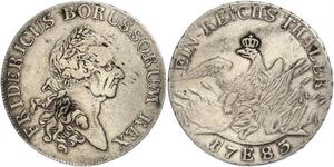 1 Thaler Kingdom of Prussia (1701-1918) Silver Frederick II of Prussia (1712 – 1786)