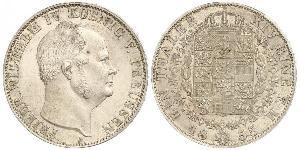 1 Thaler Kingdom of Prussia (1701-1918) Silver Frederick William IV of Prussia (1795 - 1861)