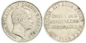 1 Thaler Kingdom of Prussia (1701-1918) Silver Frederick William IV of Prussia (1795 - 1861)